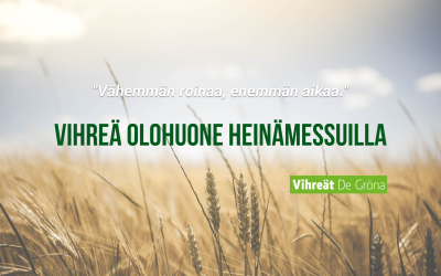 Vihreä olohuone Heinämessuilla